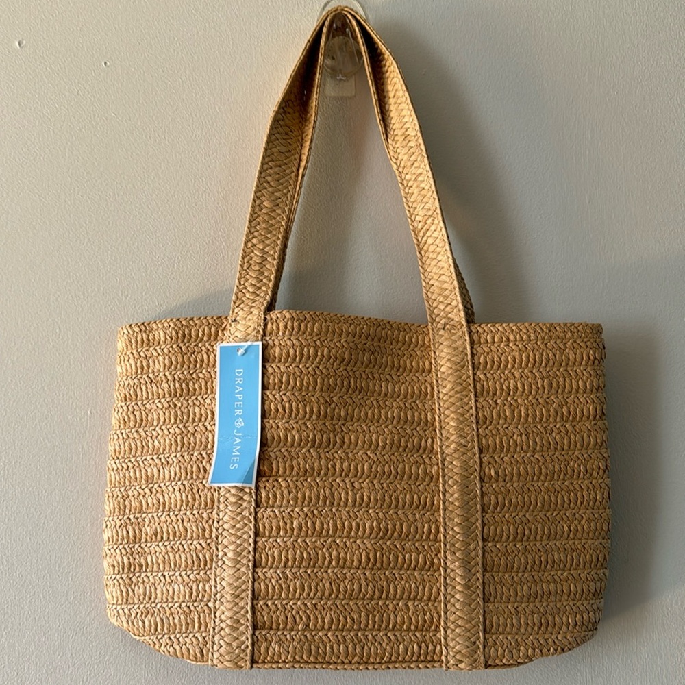 Draper James Everyday Straw Bag NWT